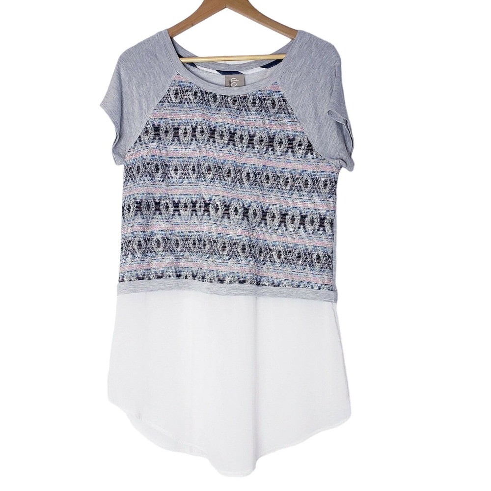 Dolan Left Coast Collection Women's Large Anthropologie Embroidered Tunic‎ Top